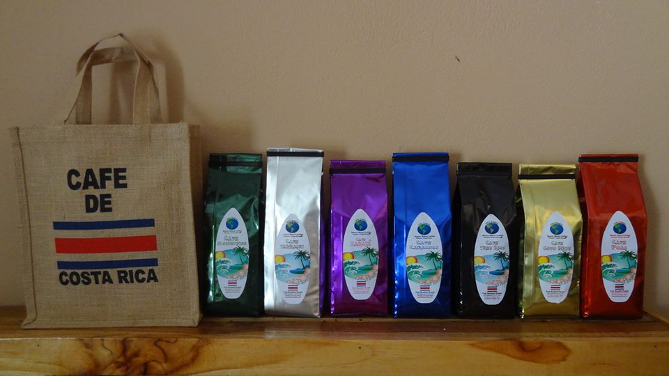 Beach Blend Cafe nosara coffee bags