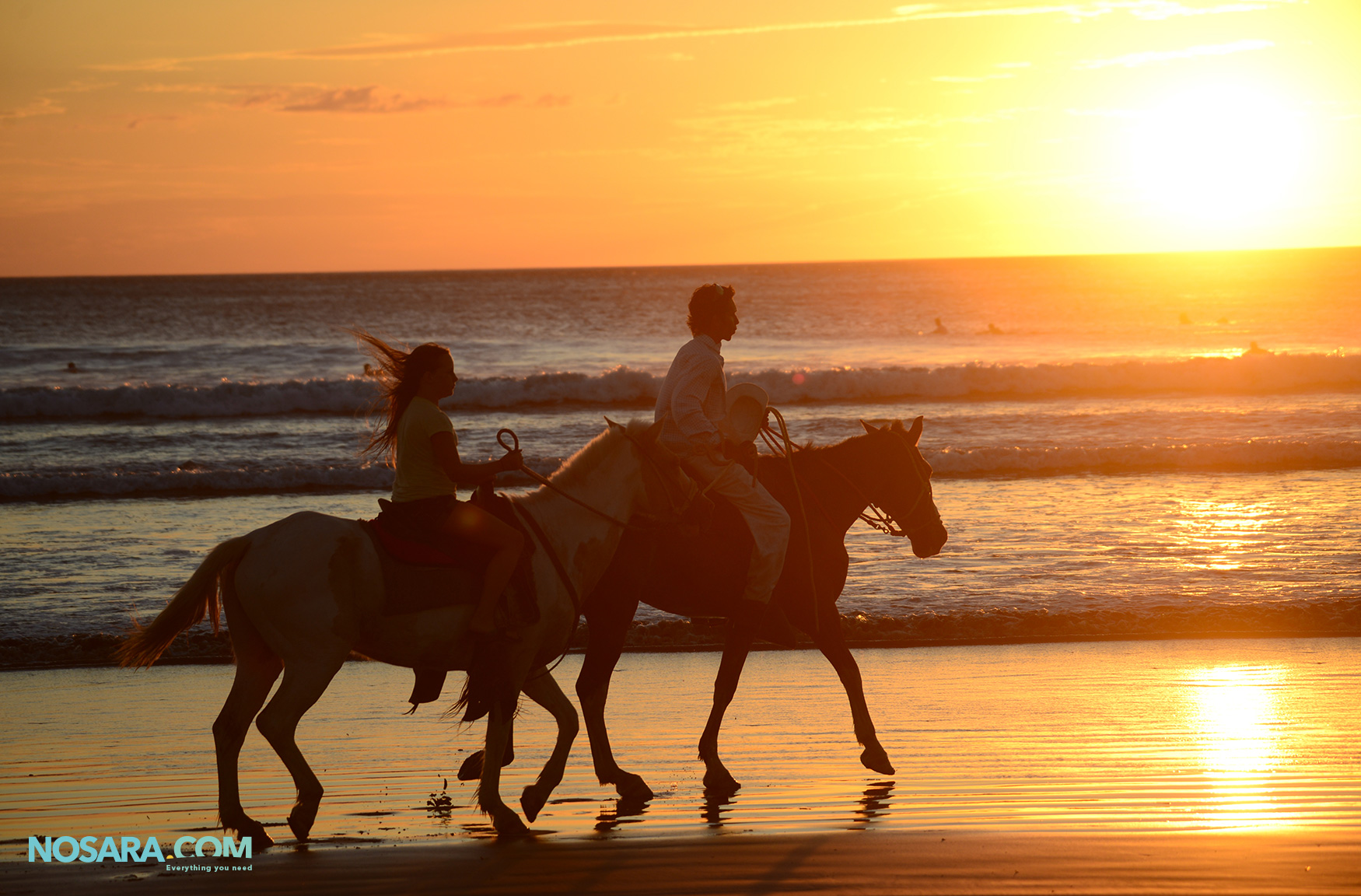 Horseback riding nosara